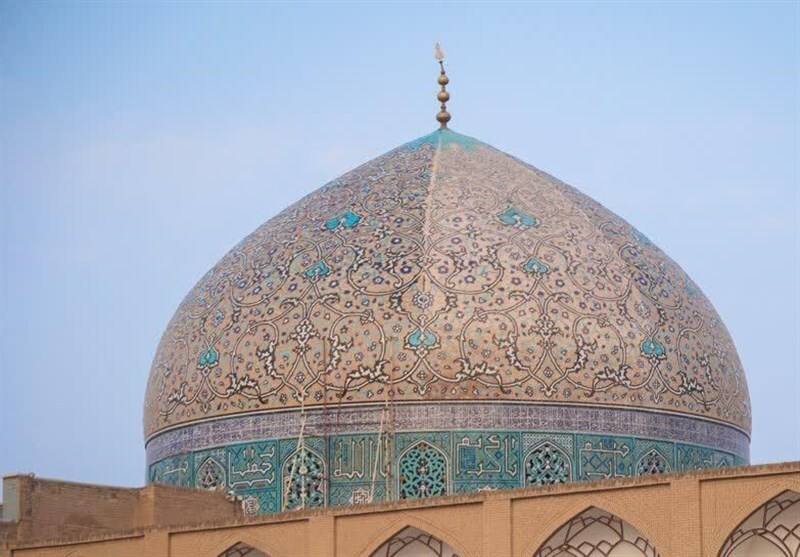 پایان مرحله نخست مرمت گنبد مسجد شیخ لطف الله اصفهان