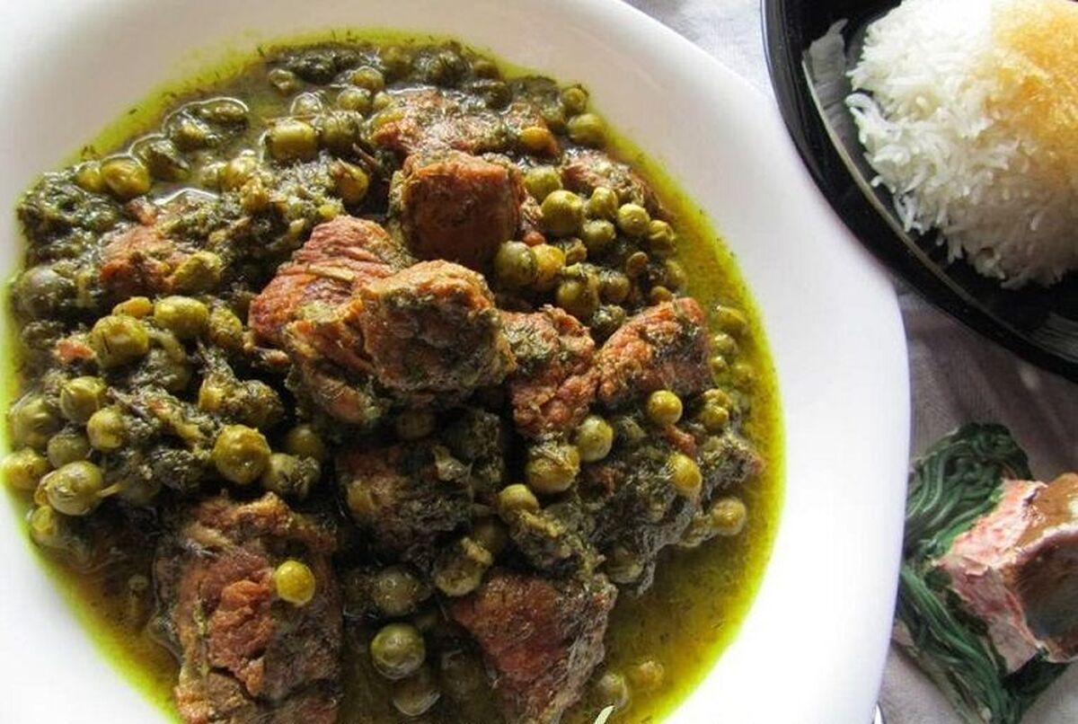 طرز تهیه خورش نخود سبز