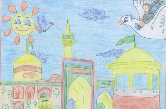 جشنواره بزرگ نقاشی کودک با موضوع دهه کرامت در بهبهان