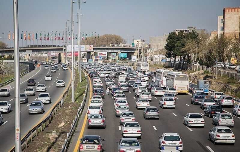 ترافیک سنگین در خروجی‌های مشهد