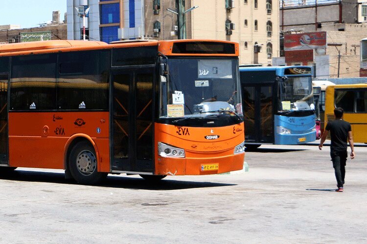 تغییر زمان فعالیت اتوبوس‌های سازمان اتوبوسرانی اهواز