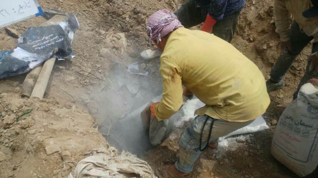 مسدود سازی دو حلقه چاه عمیق غیرمجاز در مشهد