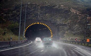 جاده‌های مازندران بارانی و لغزنده