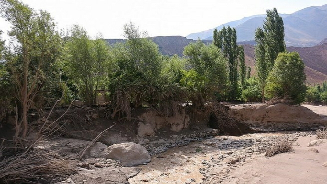 آخرین وضعیت سیل در روستا‌های الموت غربی