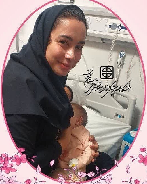 آغوش گرم پرستار سمنانی برای نوزاد حادثه دیده