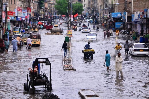 دست کم ۲۷ کشته بر اثر بارش شدید باران و طوفان در پاکستان