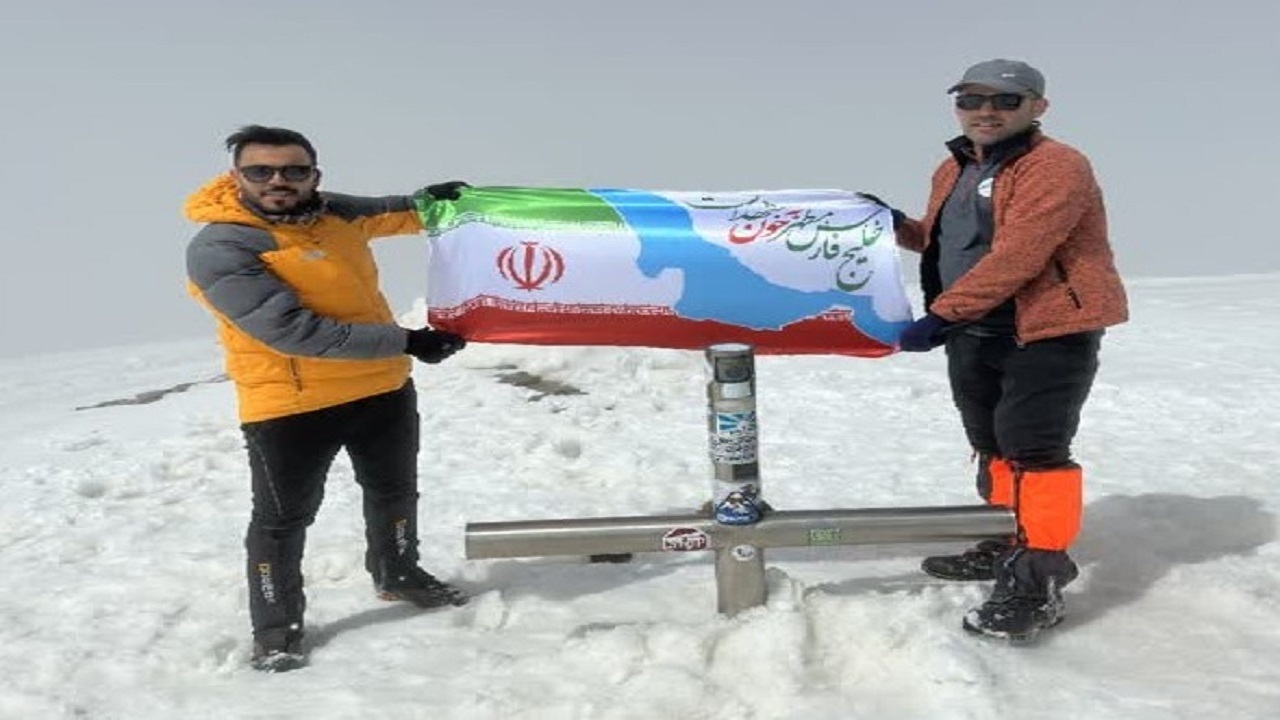 فتح بلندترین قله ارمنستان توسط کوهنورد خوزستانی