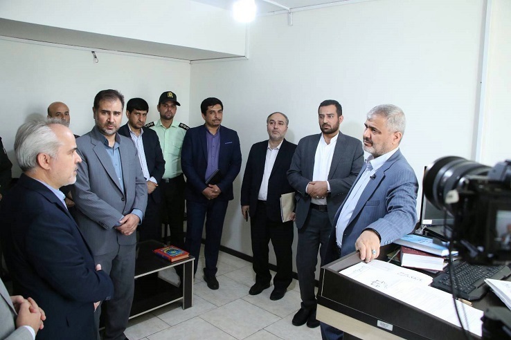 بازدید رئیس کل دادگستری تهران از حوزه قضایی بخش صفادشت