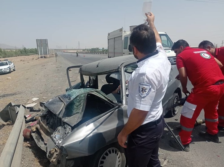 حوادث رانندگی در خراسان رضوی ۱۲ مصدوم برجای گذاشت