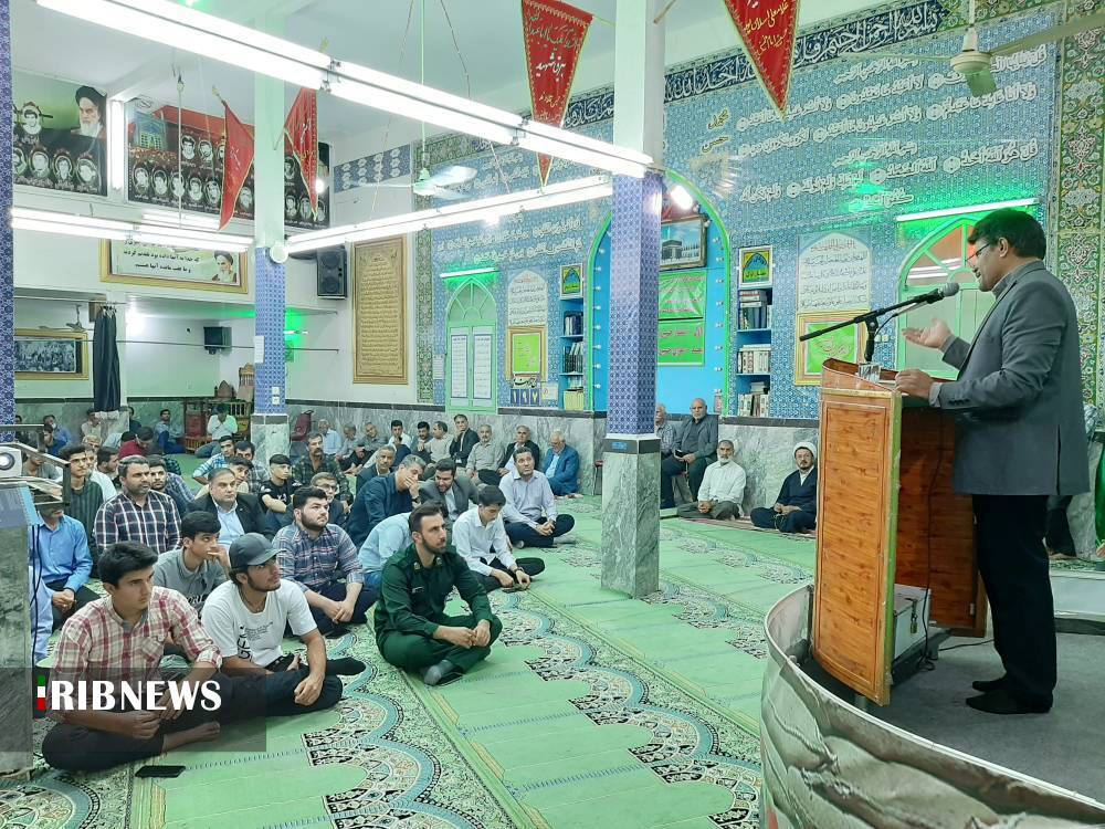 گرامیداشت شهدای حمله موشکی ۲۴ خرداد در اندیمشک