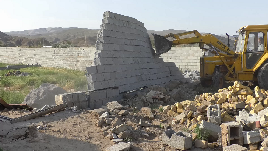 قلع و قمع 50 مورد ساخت و ساز غیرمجاز در هریس