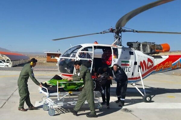 امدادرسانی اورژانس هوایی در مناطق سخت گذر لالی و اندیکا