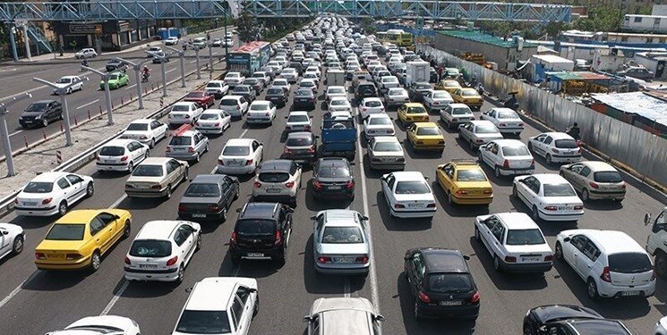ترافیک سنگین در محور تهران – شهریار