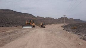 ساخت محور روستایی در رودبار جنوب با مشارکت ارتش