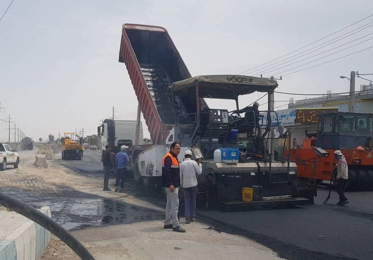 بهسازی کمربندی و ورودی گناوه در مراحل پایانی