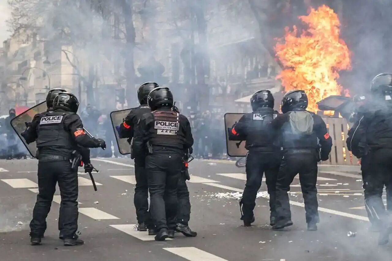 افزایش بازداشت شدگان اعتراضات فرانسه