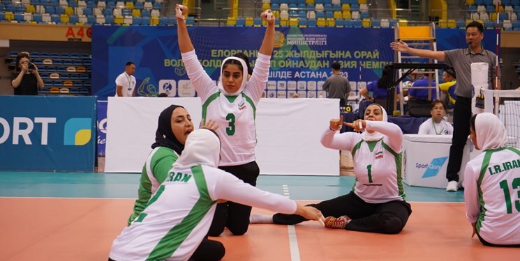 والیبال نشسته قهرمانی آسیا؛ ادامه درخشش بانوان ایران با غلبه بر میزبان