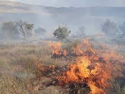 مهار آتش سوزی در مراتع بخش مرکزی سمیرم