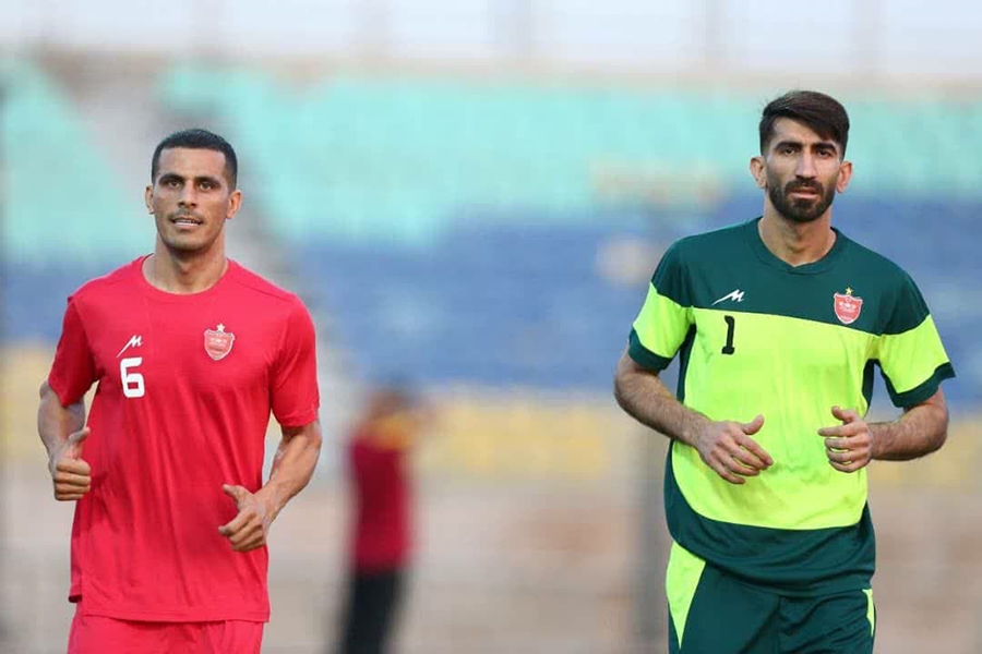 بیرانوند و ریگی در تمرین امروز پرسپولیس