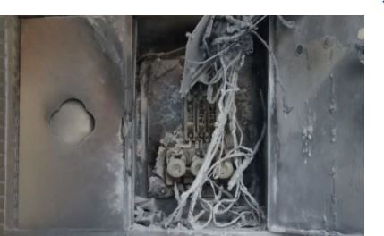 مهار آتش سوزی در یک منزل مسکونی در دزفول