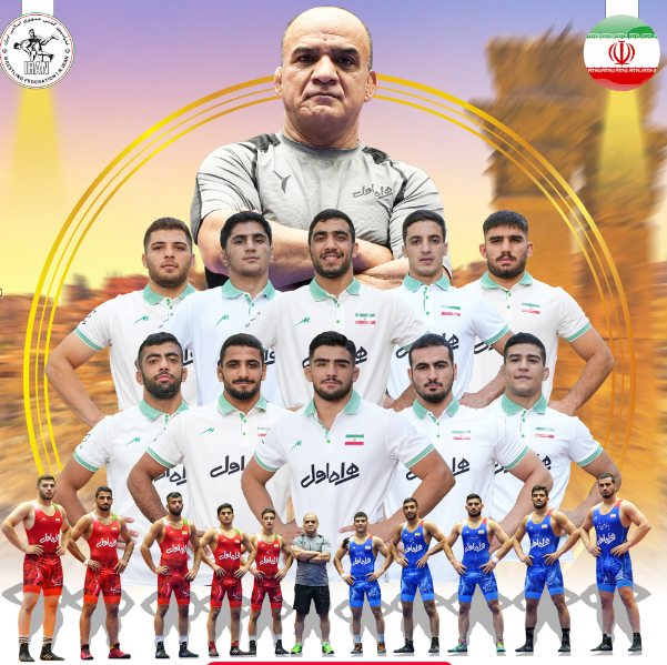 ایران بر بام کشتی آزاد قهرمانی جوانان آسیا