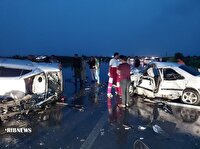 پنج کشته و زخمی در تصادف خونین  جاده ماکو- شوط