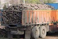 توقیف بیش از ۴ تن چوب قاچاق