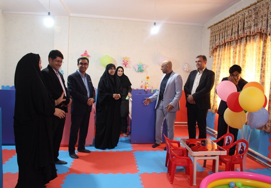 افتتاح اتاق مادر و کودک در بهزیستی استان
