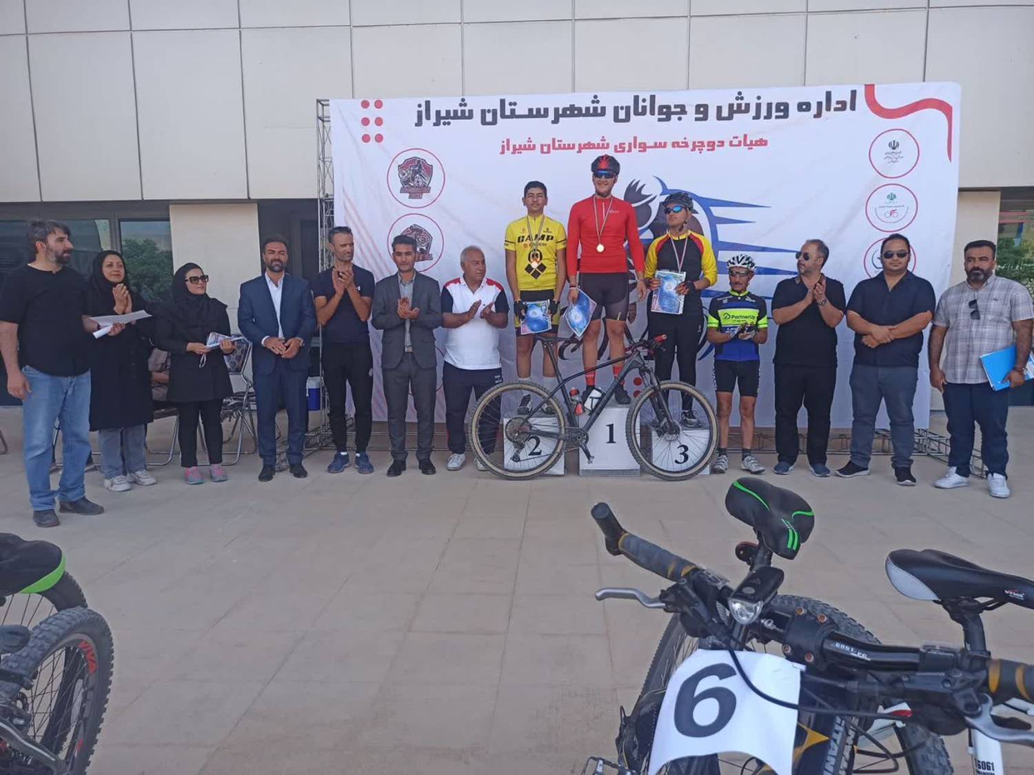 معرفی منتخبان برتر رقابت‌های دوچرخه سواری استعدادیابی فارس