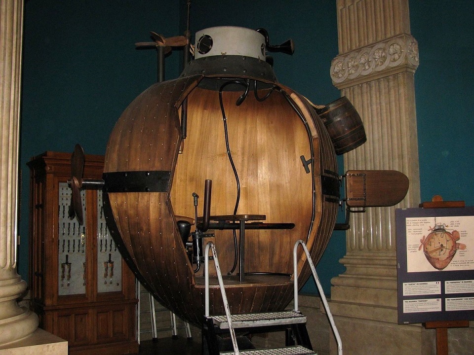 «بشکه»‌ ای که نخستین زیردریایی جهان بود
