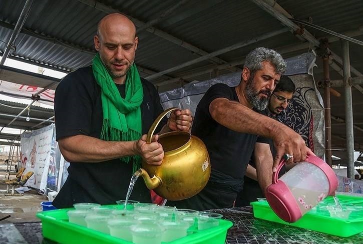 خدمات رسانی ۳ موکب مردمی در مرز شلمچه