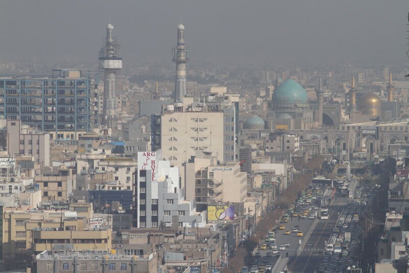 آلودگی هوای کلانشهر مشهد در اولین روز مرداد ماه