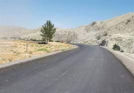 آسفالت جاده روستاهای دم دره و بی بی رشیده در چرام