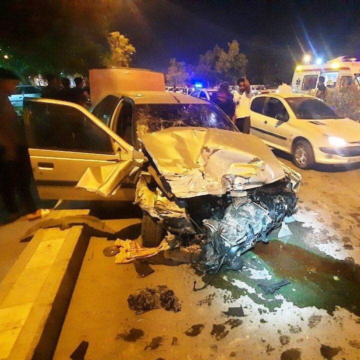 سه کشته در ٢ تصادف زنجیره‌ای در مشهد