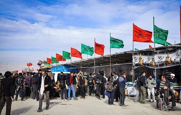 خدمت رسانی مواکب اربعین حسینی در شلمچه از اول ماه صفر