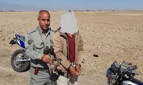 دستگیری شکارچی متخلف در شهرستان نمین