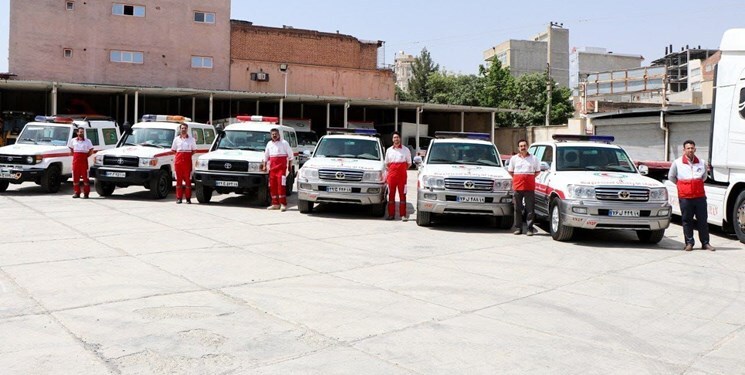 تجهیز پایگاه امدادی و درمانی هلال احمر در پایانه مهران