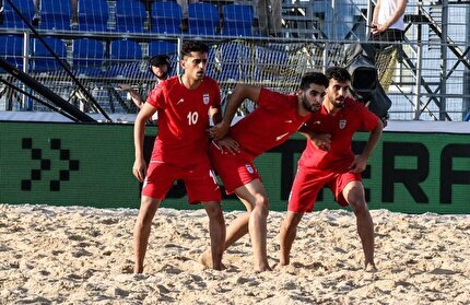 دومین دوره بازی‌های کشور‌های مشترک المنافع؛ برتری فوتبال ساحلی ایران مقابل امارات