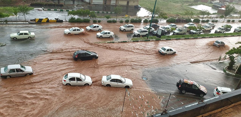پیش‌بینی سیلاب و بارش تگرگ در آذربایجان‌ شرقی
