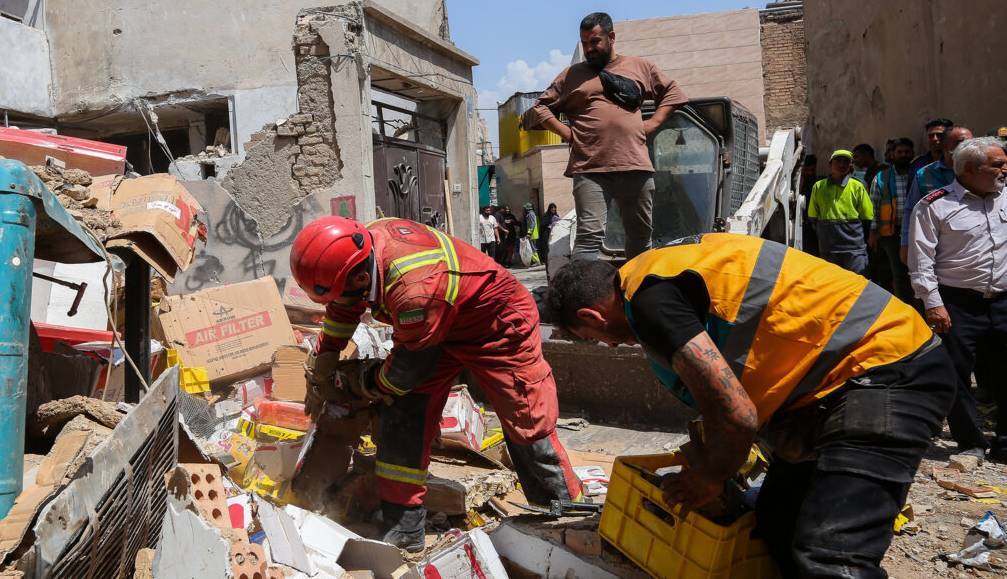 انفجار و تخریب یک واحد مسکونی در دزفول