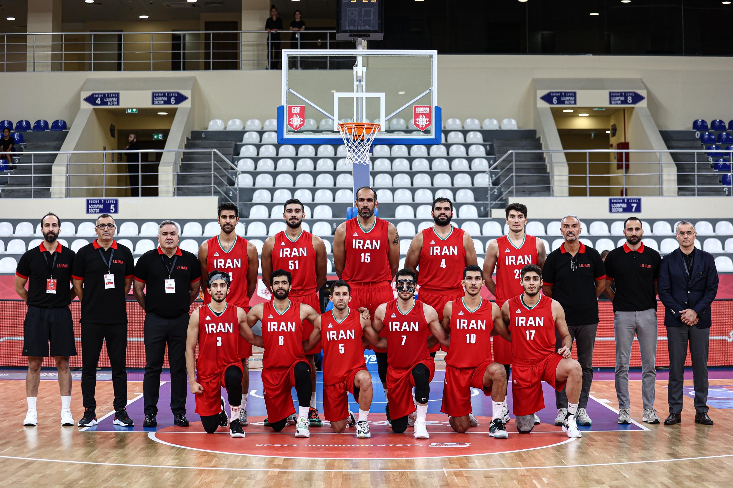 مقام سوم تیم ملی بسکتبال ایران در رقابت‌های بین المللی گرجستان