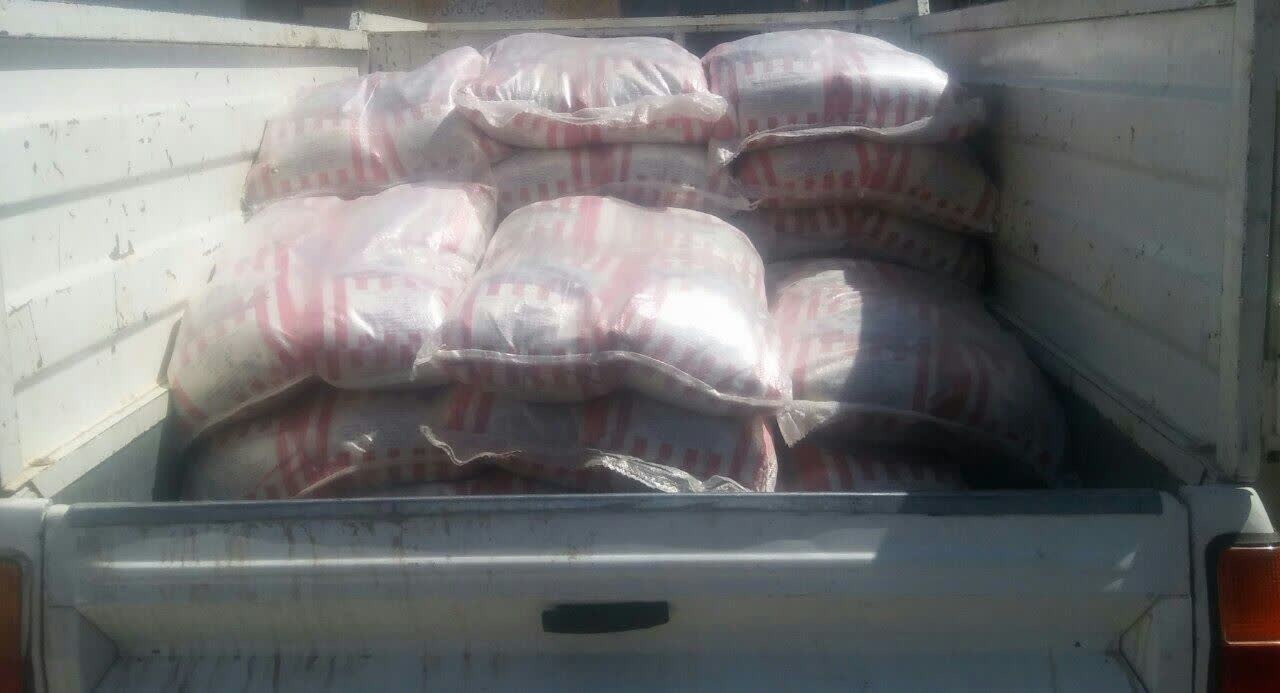 توقیف ۱ تن برنج تنظیم بازار در حال خروج از شهرستان کاشمر