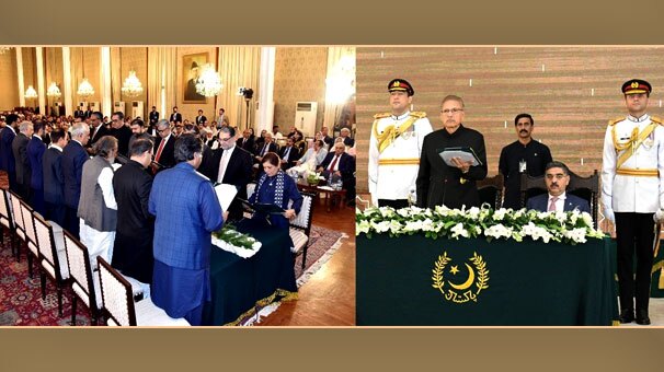 اعضای کابینه موقت پاکستان سوگند یاد کردند