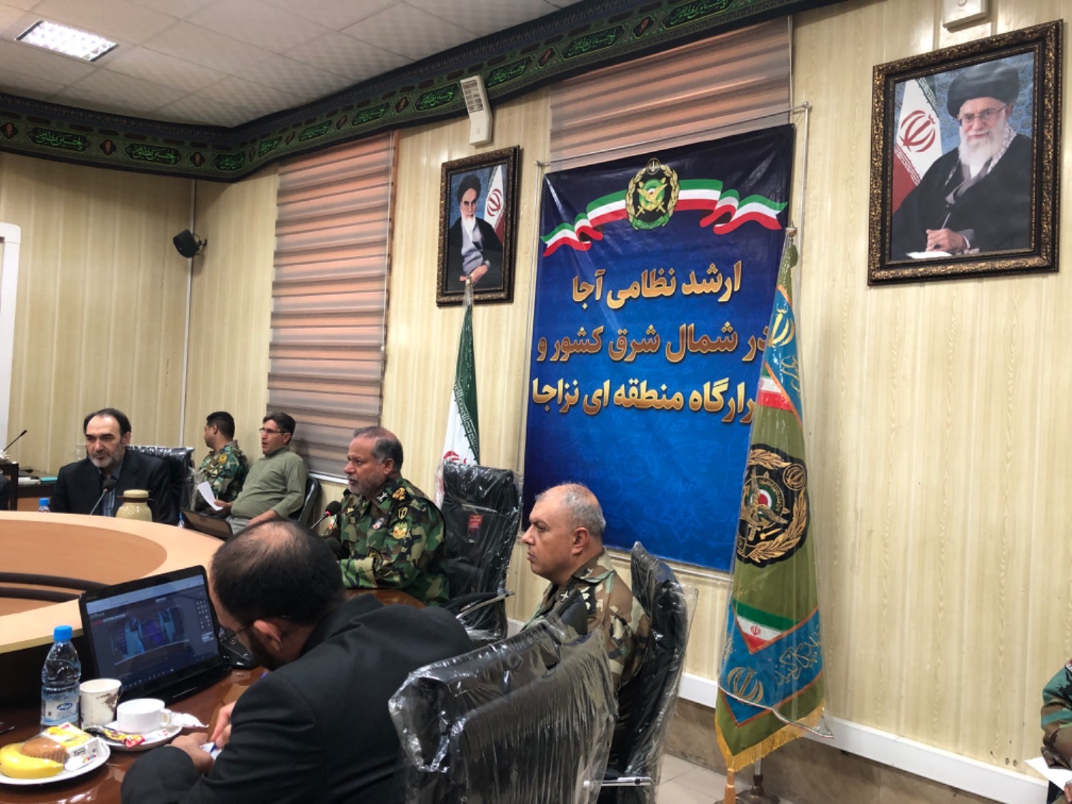 قدردانی از آزادگان قرارگاه منطقه‌ای شمالشرق نیروی زمینی ارتش در مشهد