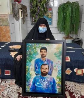تشییع پیکر پاک مادر سرلشکر شهید هاشمی در اهواز