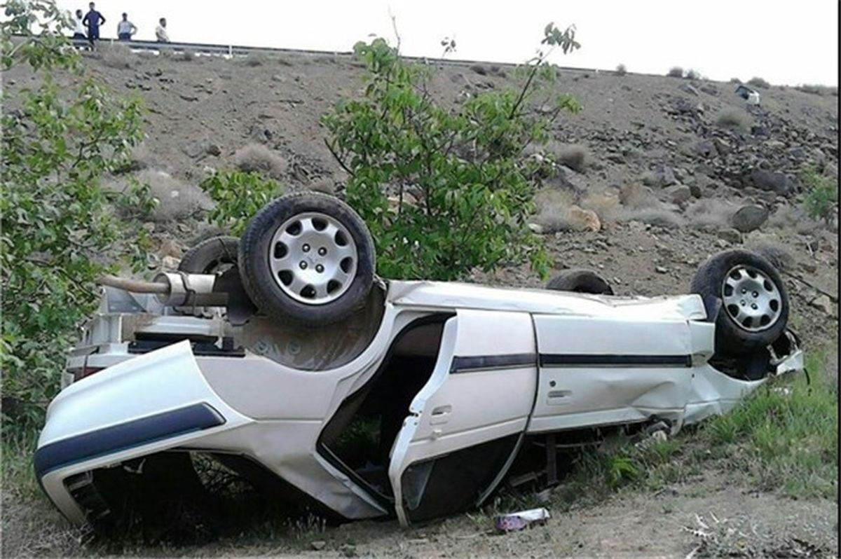 ۵ مصدوم در واژگونی پژو پارس در محور کرمانشاه به کامیاران