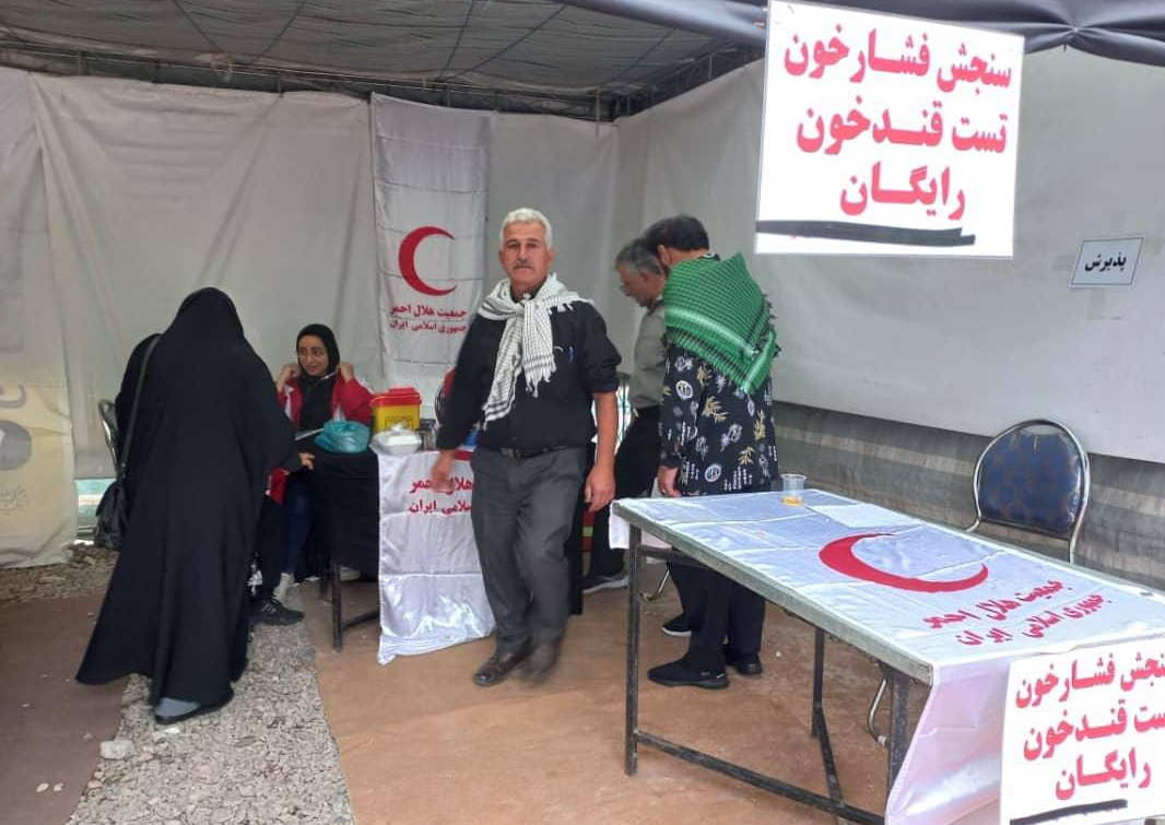 درمان ۱۶۰ نفر از زائران در پوشش امدادی مراسم اربعین حسینی