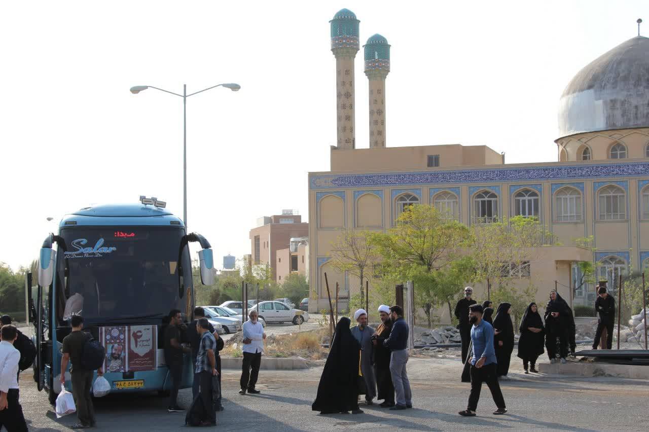 اعزام بیش از ۱۵۰ دانشجوی دختر دانشگاه کاشان به پیاده‌روی اربعین حسینی