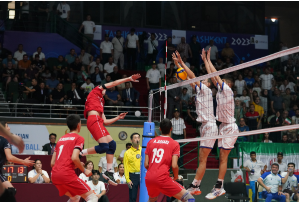 بلند قامتان زیر ۱۶ سال والیبال ایران بر بام آسیا
