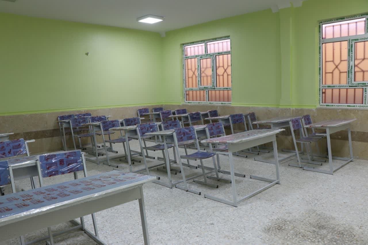 بهره برداری از ۳۶ کلاس درس در شادگان در هفته دولت